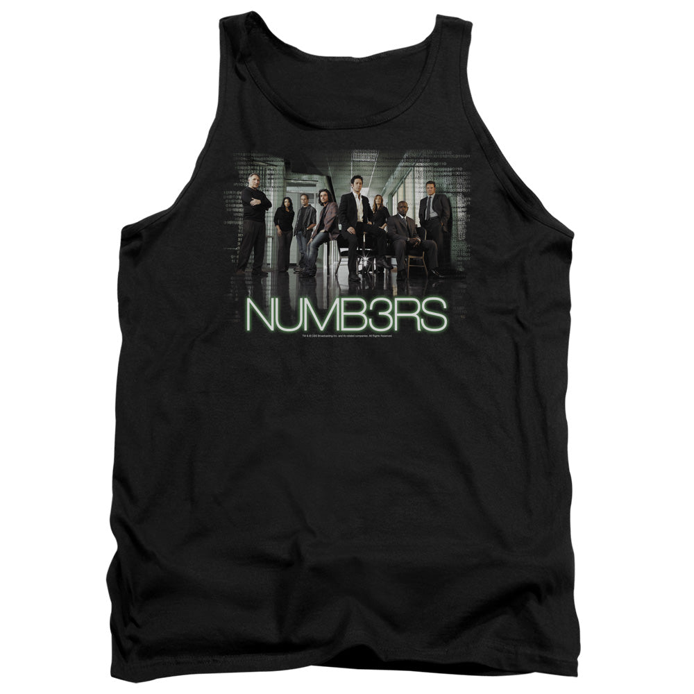 NUMB3RS/NUMBERS CAST - ADULT TANK - BLACK