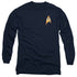 STAR TREK DISCOVERY/OPERATIONS BADGE - L/S ADULT 18/1 - NAVY