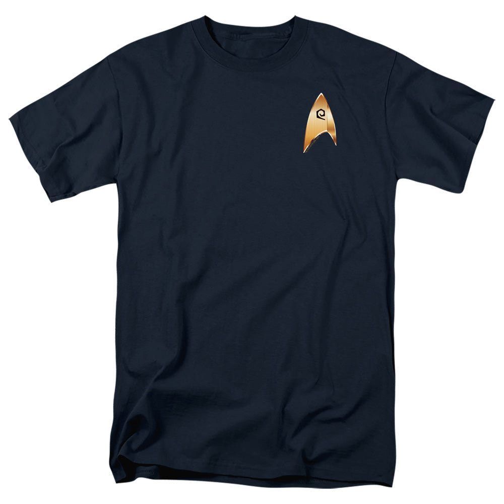STAR TREK DISCOVERY/OPERATIONS BADGE - S/S ADULT 18/1 - NAVY