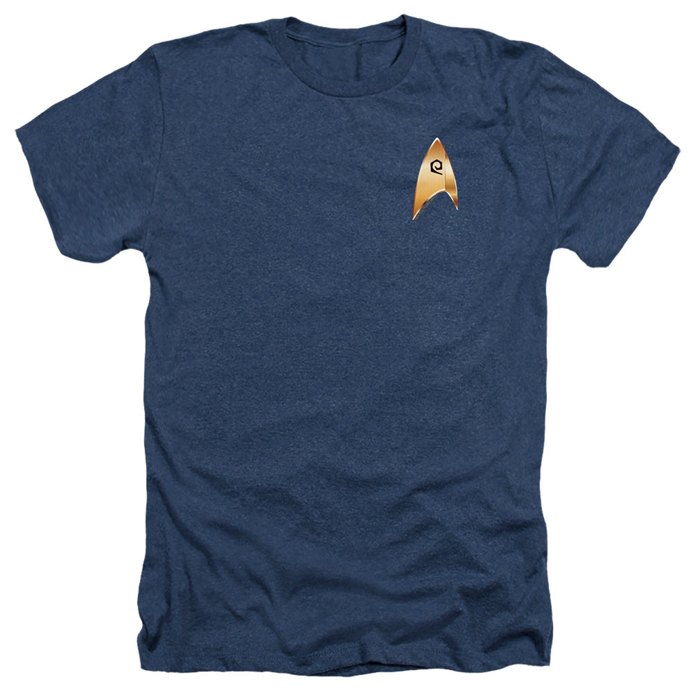 STAR TREK DISCOVERY/OPERATIONS BADGE - ADULT HEATHER - NAVY
