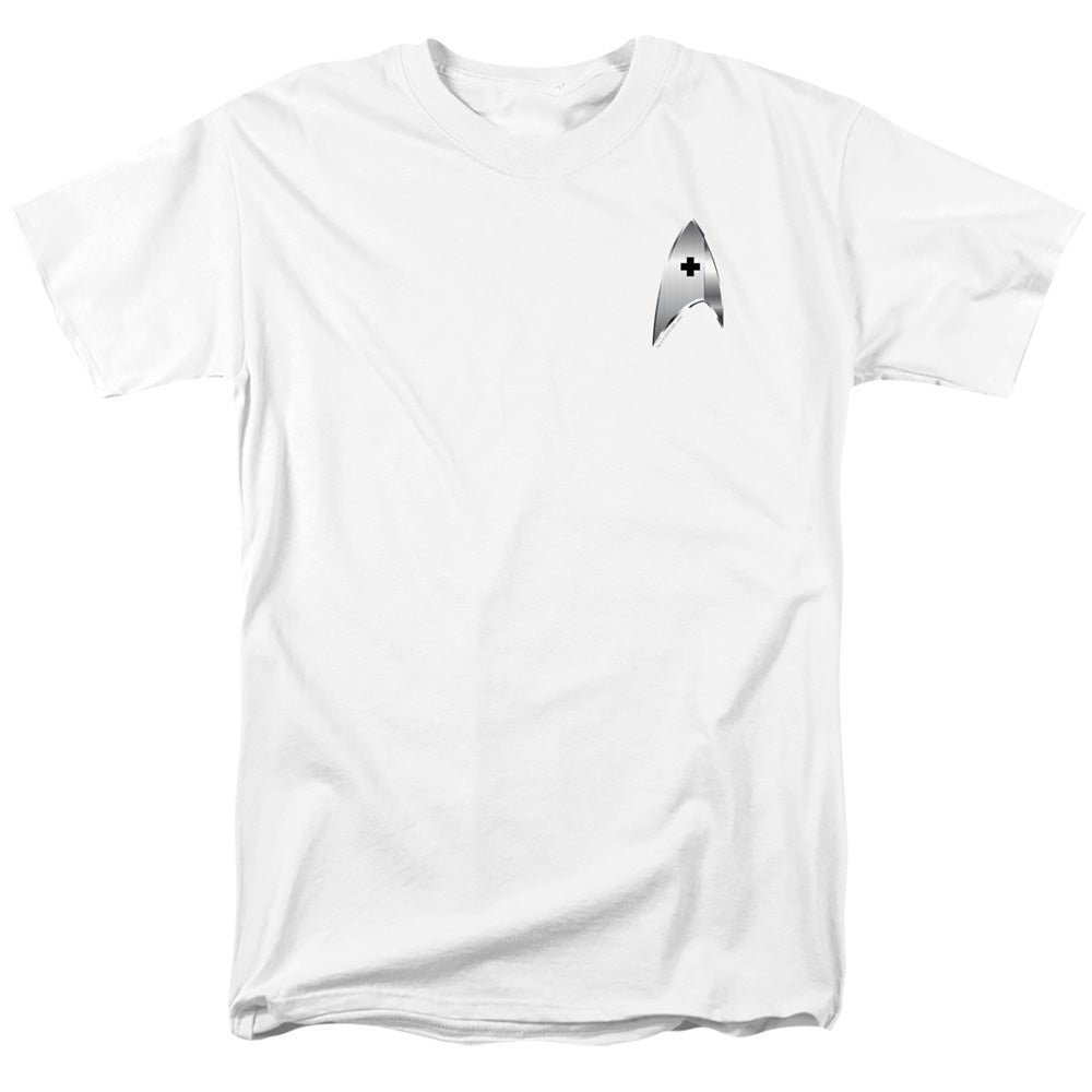 STAR TREK DISCOVERY/MEDICAL BADGE - S/S ADULT 18/1 - WHITE