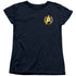 STAR TREK DISCOVERY/ADMIRAL BADGE - S/S WOMENS TEE - NAVY