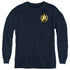 STAR TREK DISCOVERY/ADMIRAL BADGE - YOUTH LONG SLEEVE TEE - NAVY