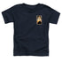 STAR TREK DISCOVERY/CADET BADGE - S/S TODDLER TEE - NAVY