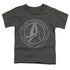 STAR TREK DISCOVERY/DISCOVERY CREST - S/S TODDLER TEE - CHARCOAL