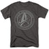 STAR TREK DISCOVERY/ENTERPRISE CREST - S/S ADULT 18/1 - CHARCOAL
