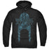 STAR TREK DISCOVERY/BLACK ALERT - ADULT PULLOVER HOODIE - BLACK
