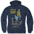 STAR TREK/MY SEAT - ADULT PULLOVER HOODIE -  NAVY