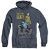 STAR TREK/MY SEAT - ADULT HEATHER HOODIE -  NAVY