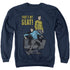 STAR TREK/MY SEAT - ADULT CREWNECK SWEATSHIRT -  NAVY