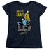 STAR TREK/MY SEAT - S/S WOMENS TEE -  NAVY