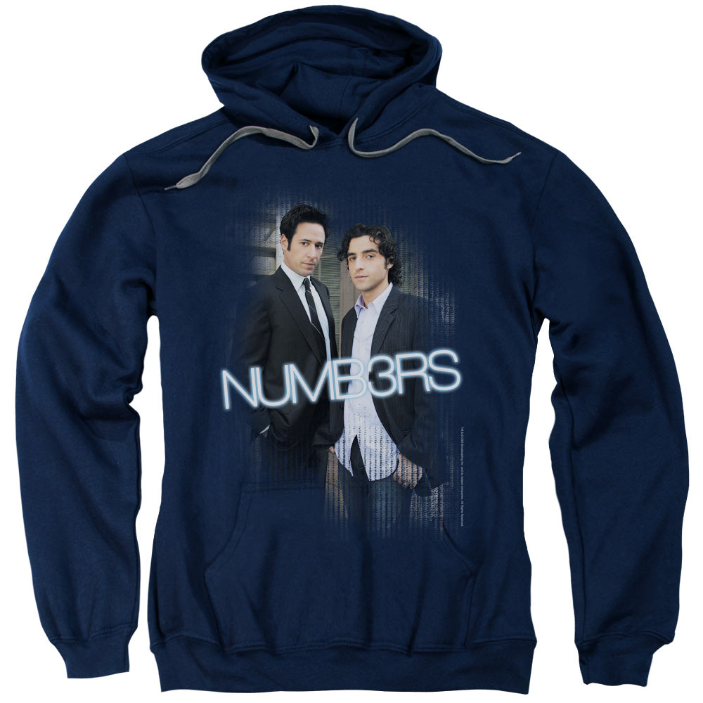NUMB3RS/DON &AMP; CHARLIE - ADULT PULLOVER HOODIE - NAVY