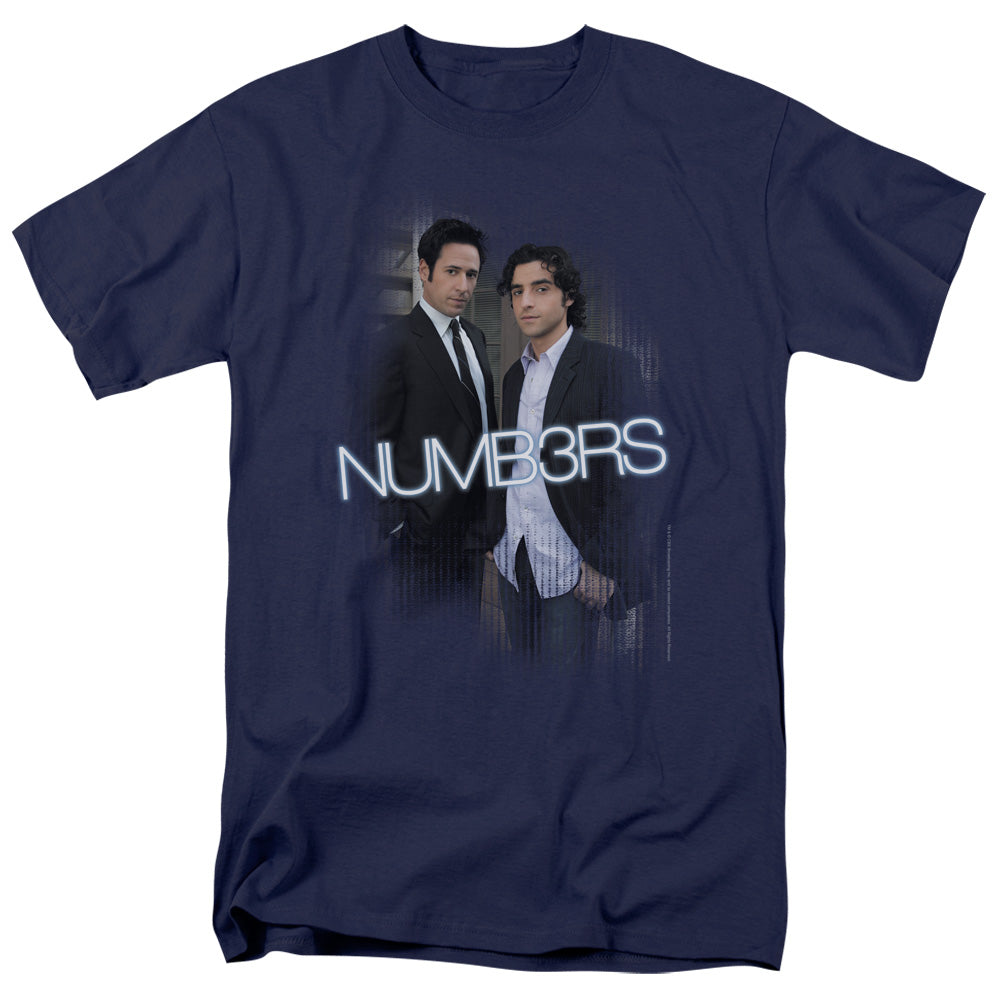 NUMB3RS/DON & CHARLIE - S/S ADULT 18/1 - NAVY