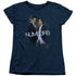 NUMB3RS/DON & CHARLIE - S/S WOMENS TEE - NAVY