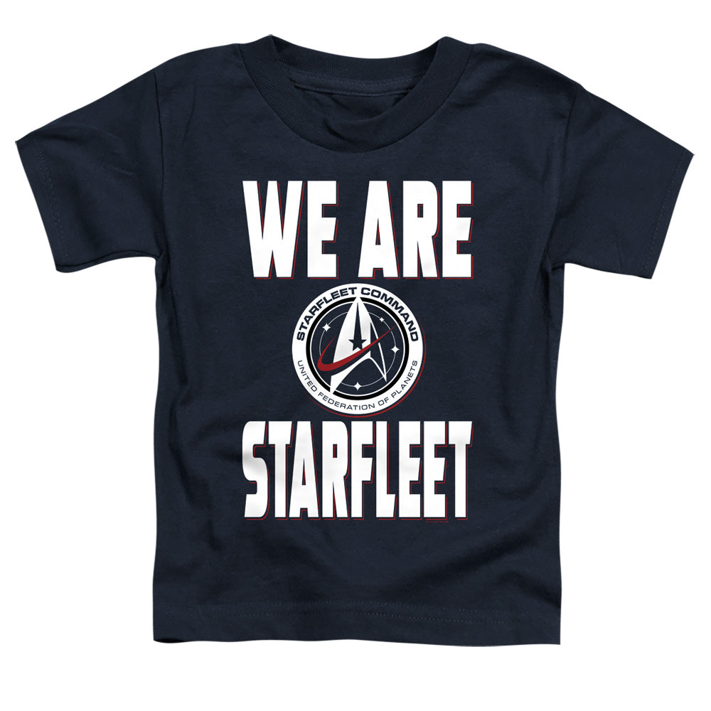 STAR TREK DISCOVERY/WE ARE STARFLEET - S/S TODDLER TEE - NAVY