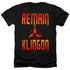 STAR TREK DISCOVERY/REMAIN KLINGON - ADULT HEATHER - BLACK