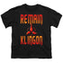 STAR TREK DISCOVERY/REMAIN KLINGON - S/S YOUTH 18/1 - BLACK