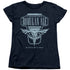 STAR TREK THE NEXT GENERATION/ROMULAN ALE - S/S WOMENS TEE - NAVY