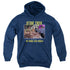 ST:ORIGINAL/THE TROUBLE WITH TRIBBLES - YOUTH PULLOVER HOODIE - NAVY