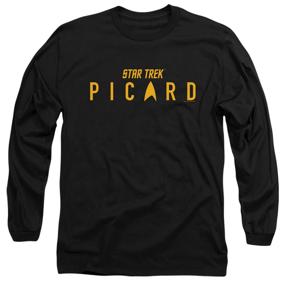 STAR TREK PICARD/PICARD LOGO - L/S ADULT 18/1 - BLACK