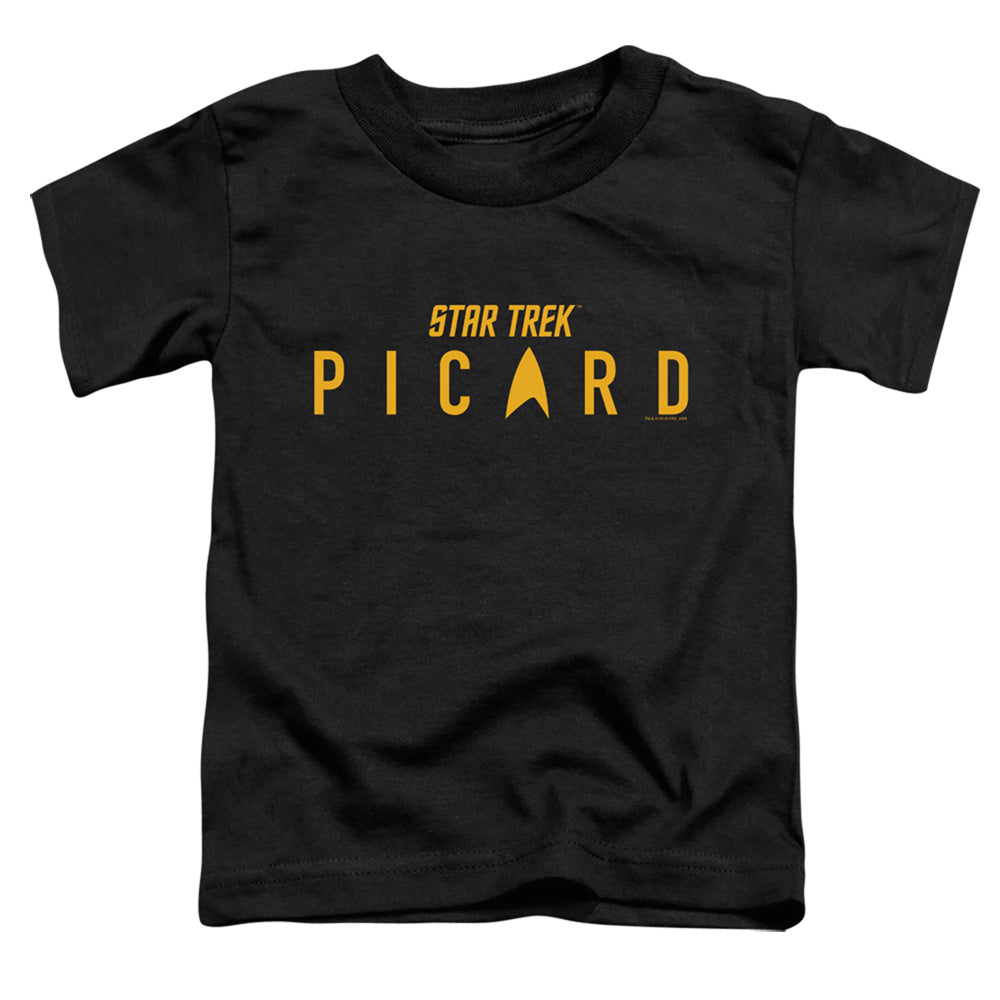 STAR TREK PICARD/PICARD LOGO - S/S TODDLER TEE - BLACK