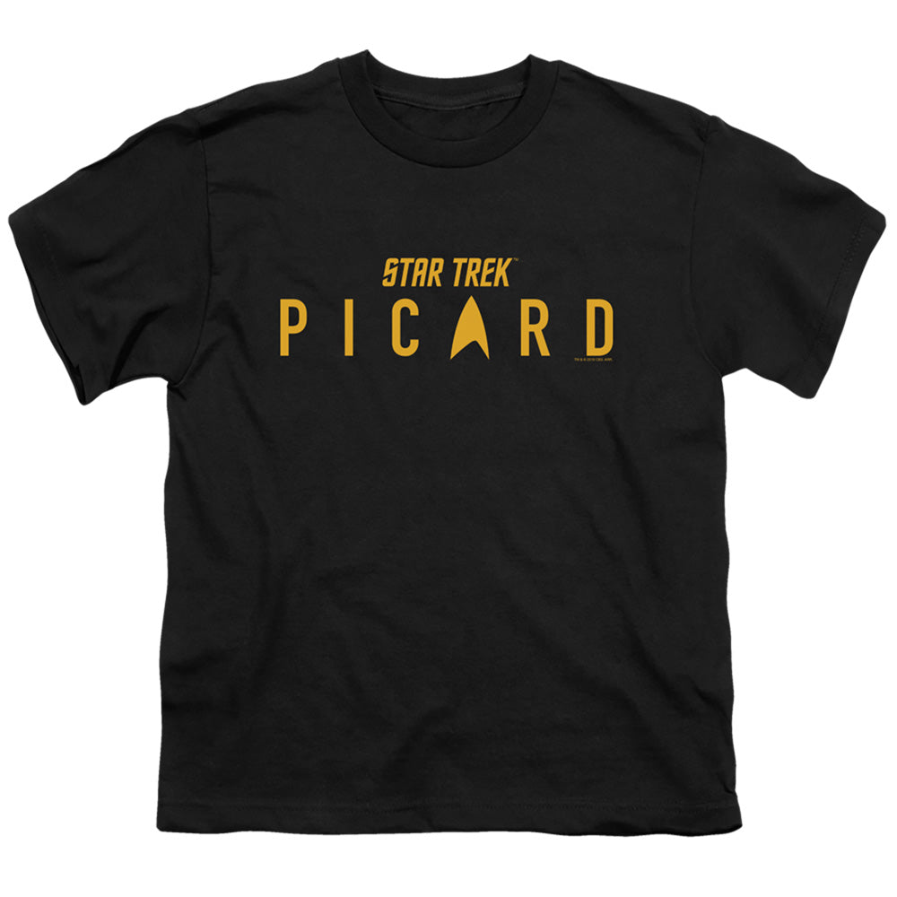 STAR TREK PICARD/PICARD LOGO - S/S YOUTH 18/1 - BLACK