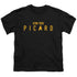 STAR TREK PICARD/PICARD LOGO - S/S YOUTH 18/1 - BLACK