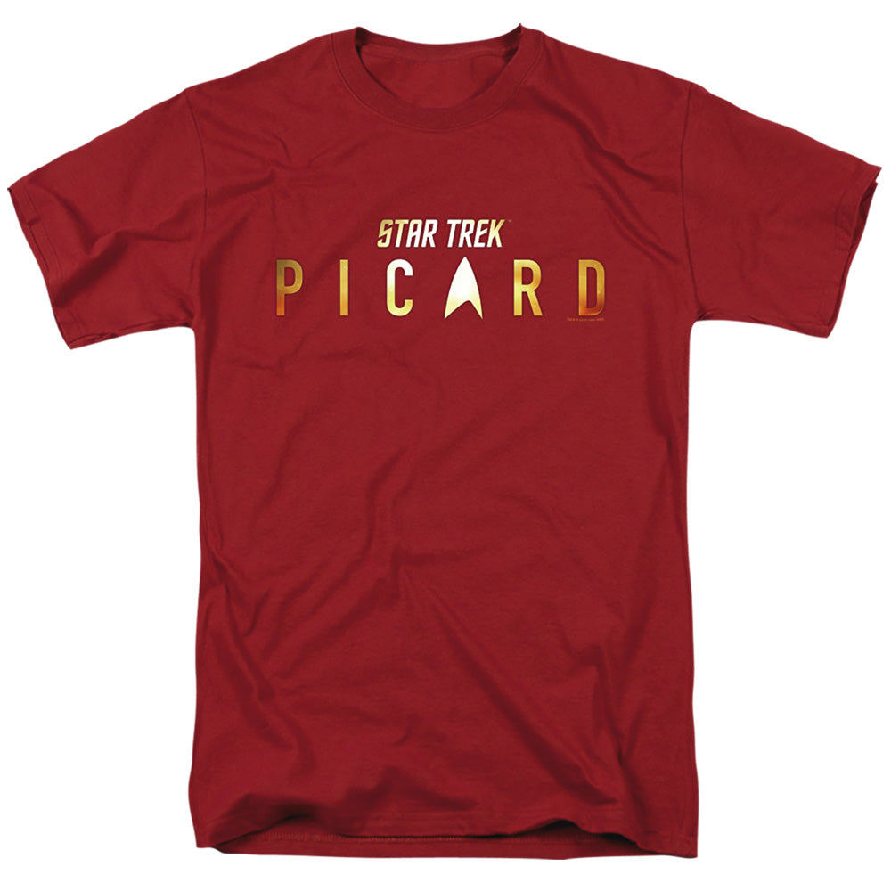 STAR TREK PICARD/PICARD LOGO RENDERED - S/S ADULT 18/1 - CARDINAL