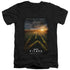 STAR TREK PICARD/PICARD POSTER - S/S ADULT V-NECK 30/1 - BLACK