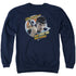 STAR TREK/PON FAR - ADULT CREWNECK SWEATSHIRT - NAVY