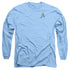 STAR TREK/SCIENCE UNIFORM - L/S ADULT 18/1 - CAROLINA BLUE