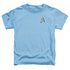 STAR TREK/SCIENCE UNIFORM - S/S TODDLER TEE - CAROLINA BLUE