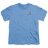 STAR TREK/SCIENCE UNIFORM - S/S YOUTH 18/1 - CAROLINA BLUE