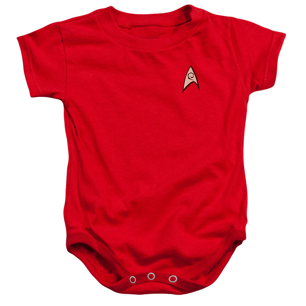 STAR TREK/ENGINEERING UNIFORM - INFANT SNAPSUIT - RED