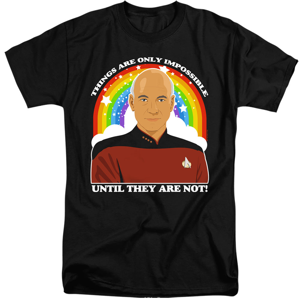 STAR TREK THE NEXT GENERATION/IMPOSSIBLE - S/S ADULT TALL 18/1 - BLACK