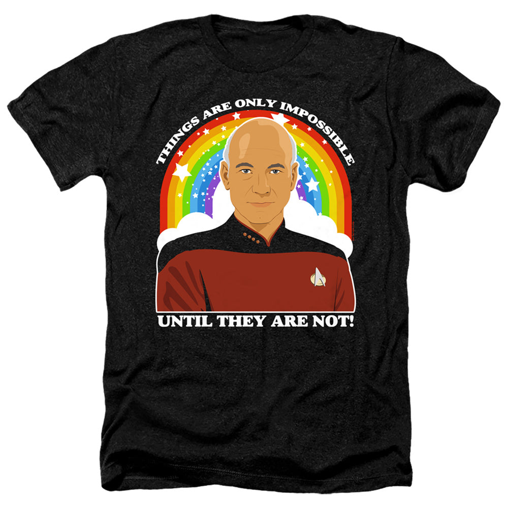 STAR TREK THE NEXT GENERATION/IMPOSSIBLE - ADULT HEATHER - BLACK