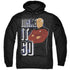 STAR TREK THE NEXT GENERATION/MAKE IT SO - ADULT PULLOVER HOODIE - BLACK