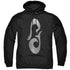 STAR TREK PICARD/LA SIRENA METAL ICON - ADULT PULLOVER HOODIE - BLACK