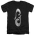 STAR TREK PICARD/LA SIRENA METAL ICON - S/S ADULT V-NECK 30/1 - BLACK