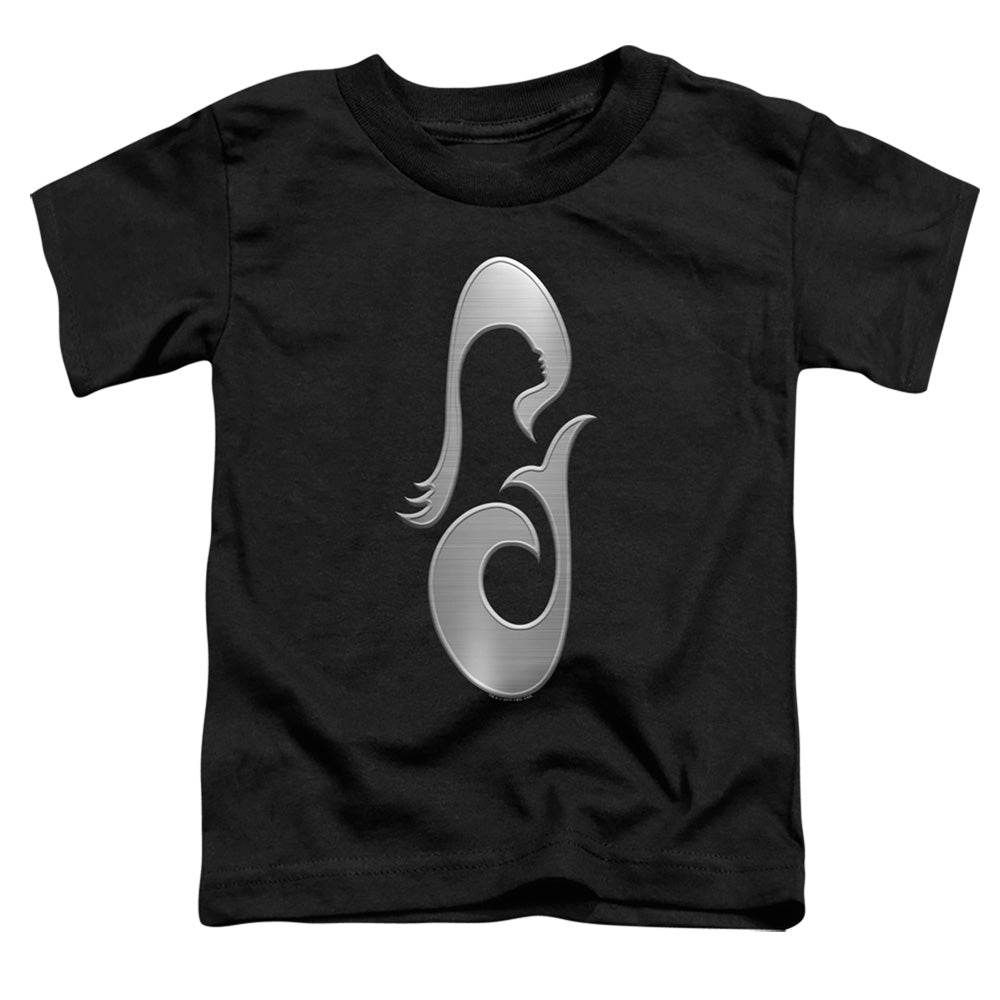 STAR TREK PICARD/LA SIRENA METAL ICON - S/S TODDLER TEE - BLACK
