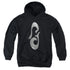 STAR TREK PICARD/LA SIRENA METAL ICON - YOUTH PULLOVER HOODIE - BLACK