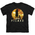 STAR TREK PICARD/A MAN AND HIS DOG - S/S YOUTH 18/1 - BLACK
