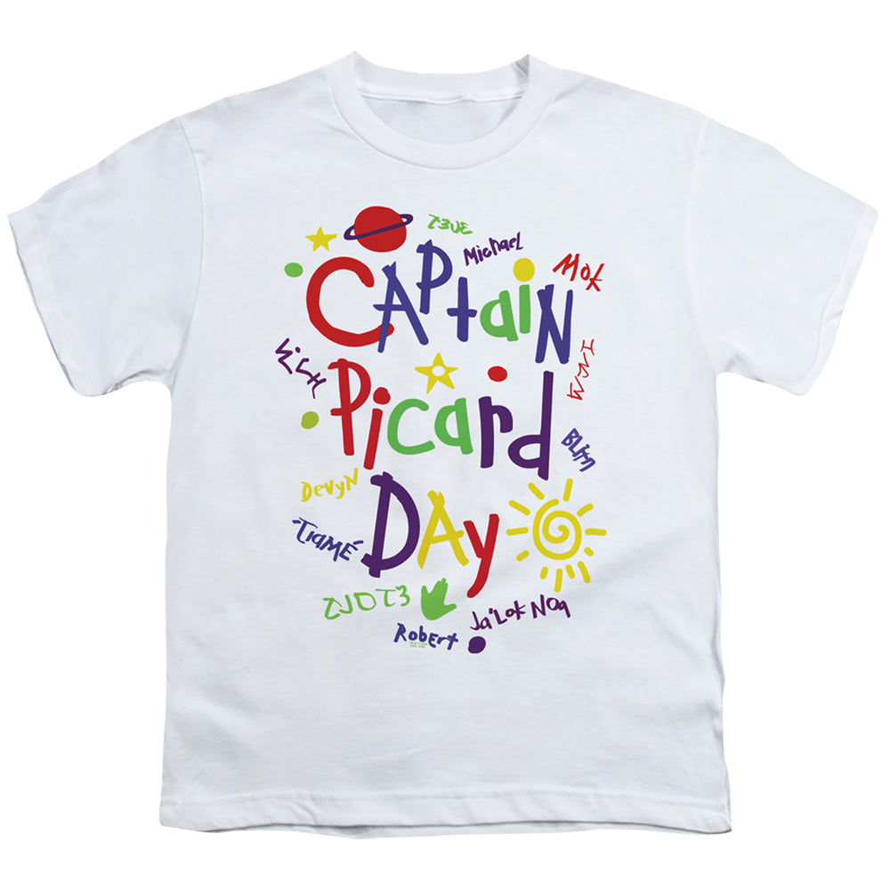 STAR TREK PICARD/PICARD DAY - S/S YOUTH 18/1 - WHITE