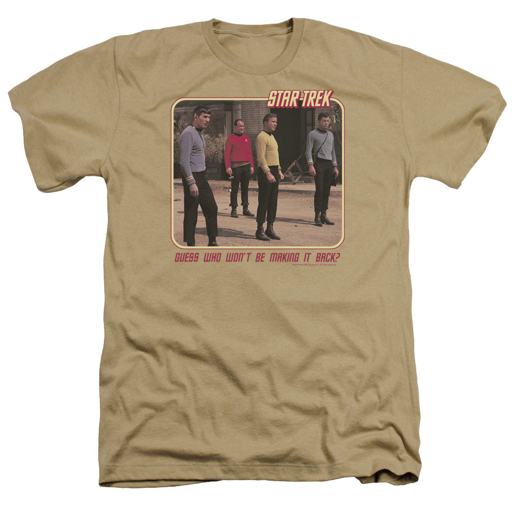 STAR TREK/RED SHIRT BLUES - ADULT HEATHER - SAND
