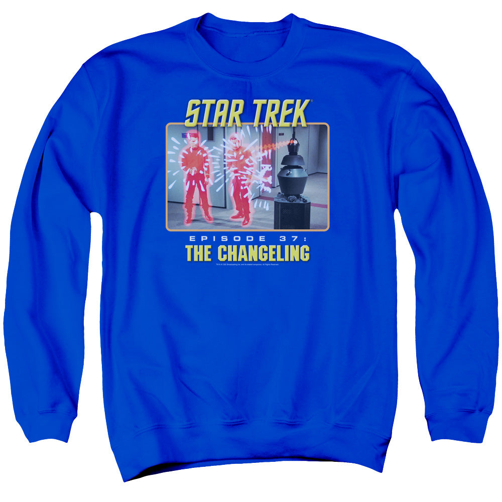 ST ORIGINAL/THE CHANGELING - ADULT CREWNECK SWEATSHIRT - ROYAL BLUE