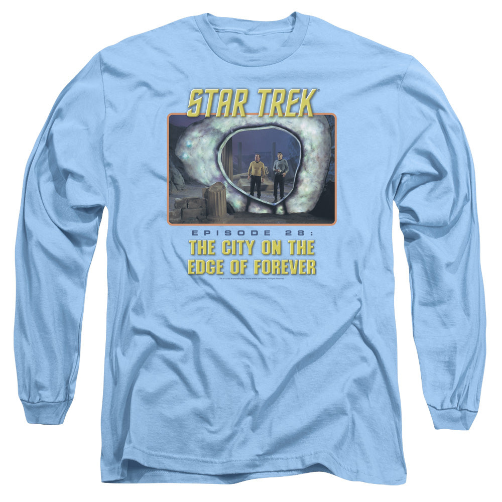 ST ORIGINAL/EDGE OF FOREVER -  L/S ADULT 18/1  - CAROLINA BLUE
