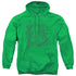 LITTLE RASCALS/THE GANG - ADULT PULLOVER HOODIE - KELLY GREEN