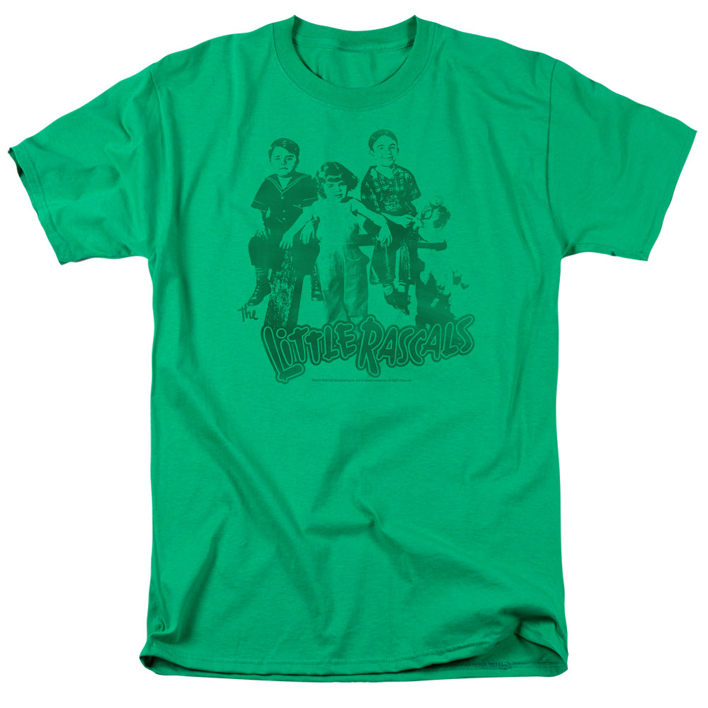 LITTLE RASCALS/THE GANG - S/S ADULT 18/1 - KELLY GREEN