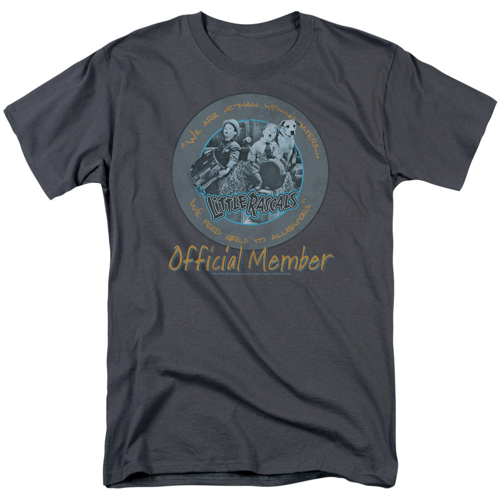 LITTLE RASCALS/HE MAN WOMAN HATERS - S/S ADULT 18/1 - CHARCOAL