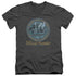 LITTLE RASCALS/HE MAN WOMAN HATERS - S/S ADULT V-NECK 30/1 - CHARCOAL